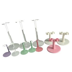 Lot Of 8 Kaiser Doll Stand adjustable and 3 Unbranded